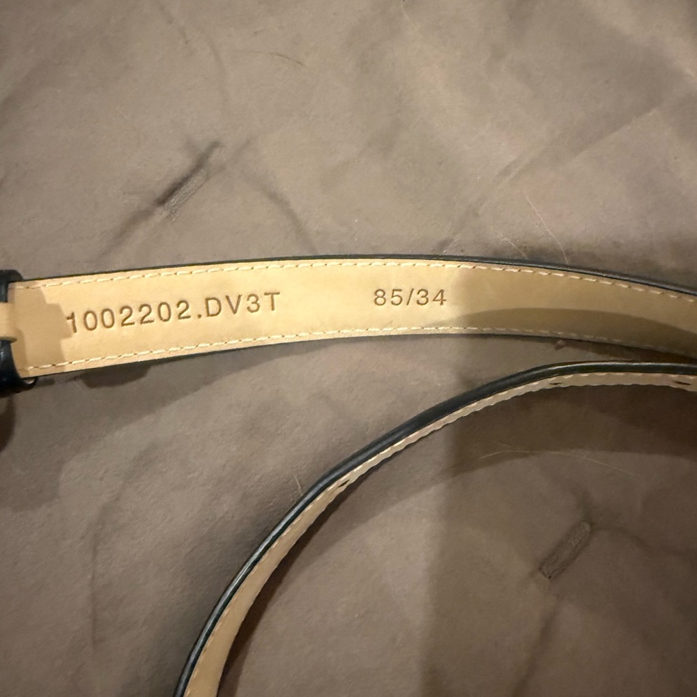 Versace Black and Gold Belt (thin) - Picture 6 of 7
